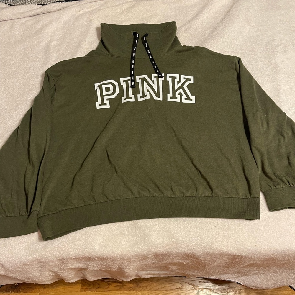 PINK pullover size large